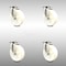 Service Caster 5 Inch 316SS Nylon Wheel Swivel Top Plate Caster Set SCC-SS31620S514-NYS-4 - alternate 3